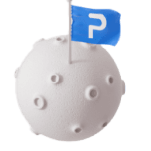 Planet with Flag