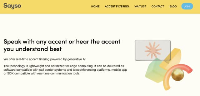 Real-time accent filtering powered by generative AI. project preview