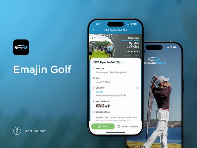 Emajin.Golf App project preview