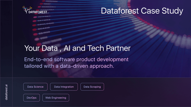 DATAFOREST / Streamlined Data Analytics project preview