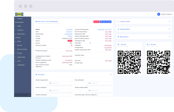 CRM & Booking Tool for IKEA project preview