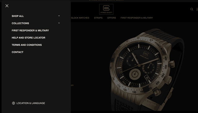 Online store project preview