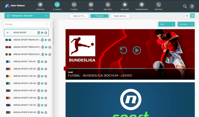 Adria Telekom project preview