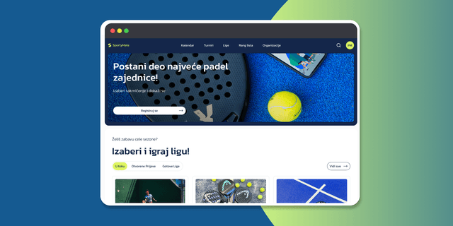 Mobile and CMS Web Application (SportyMate) project preview